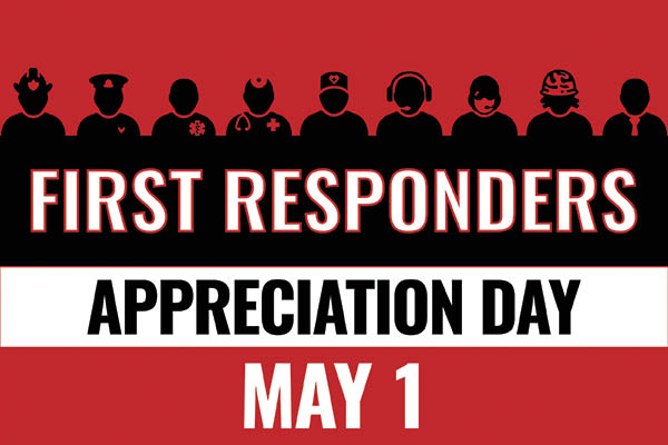 First Responders Appreciation Day Thumbnail graphic